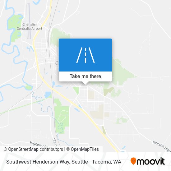 Southwest Henderson Way map