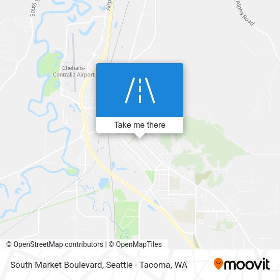 South Market Boulevard map
