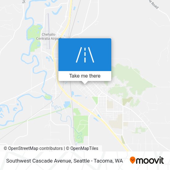 Mapa de Southwest Cascade Avenue