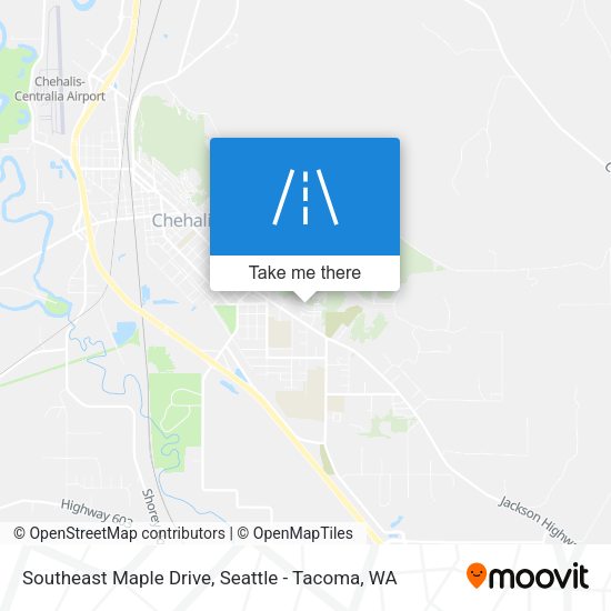 Southeast Maple Drive map