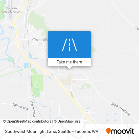Southwest Moonlight Lane map