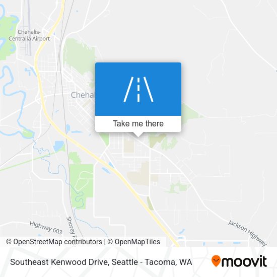 Mapa de Southeast Kenwood Drive