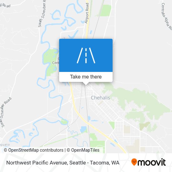 Northwest Pacific Avenue map