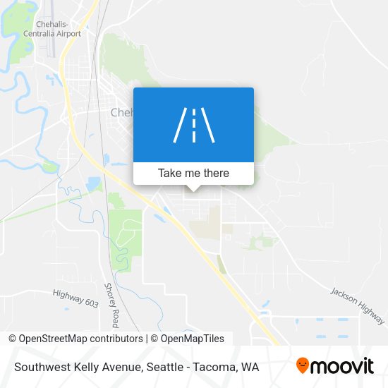 Southwest Kelly Avenue map