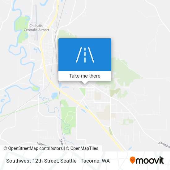 Southwest 12th Street map