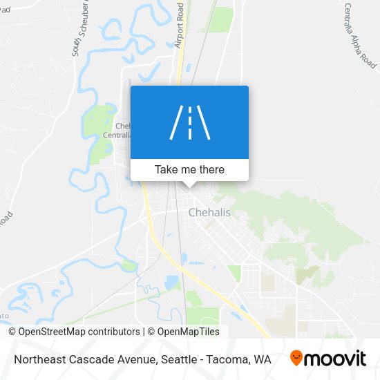 Northeast Cascade Avenue map
