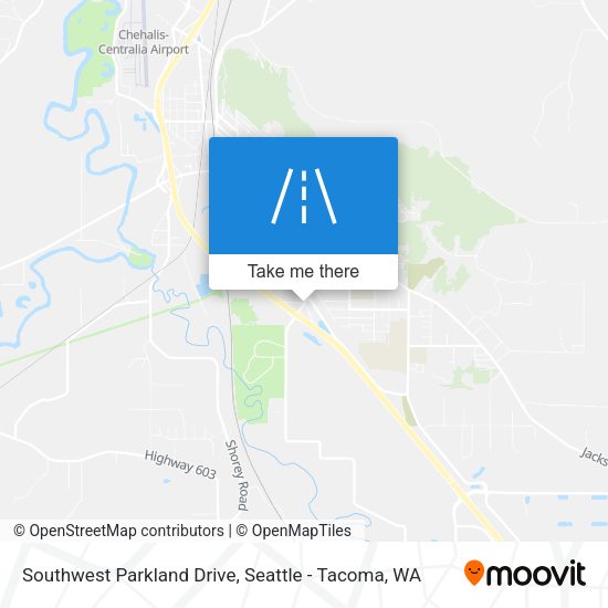 Mapa de Southwest Parkland Drive