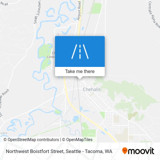 Mapa de Northwest Boistfort Street