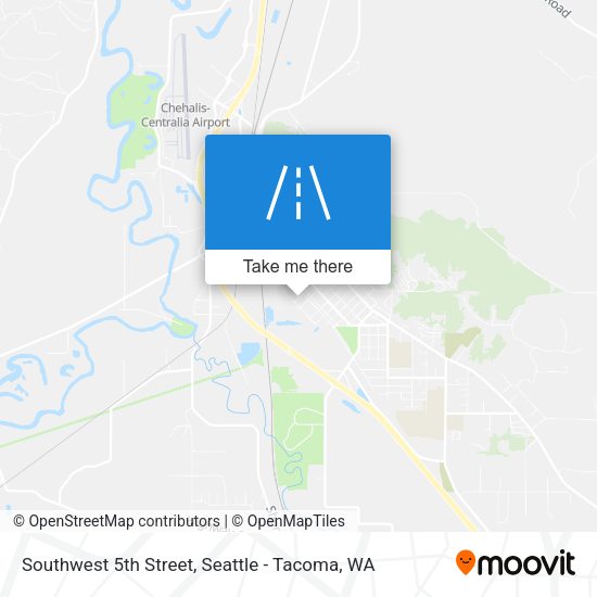 Mapa de Southwest 5th Street