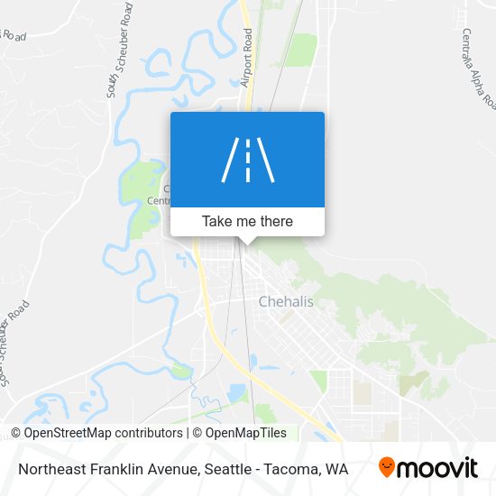 Mapa de Northeast Franklin Avenue
