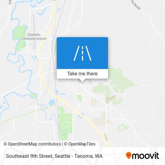 Southeast 9th Street map