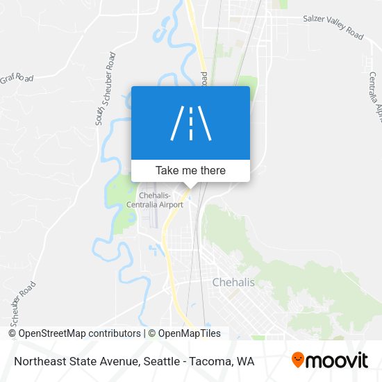 Northeast State Avenue map