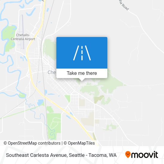 Southeast Carlesta Avenue map