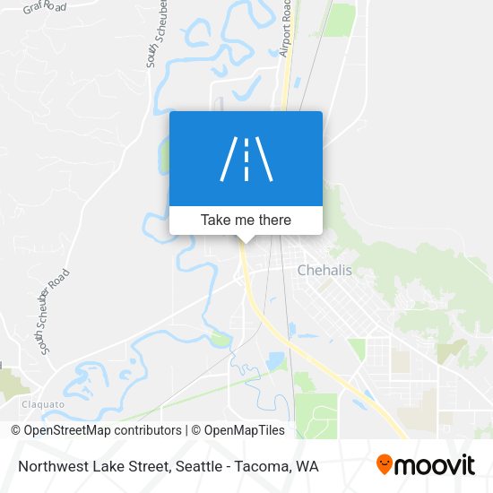 Northwest Lake Street map