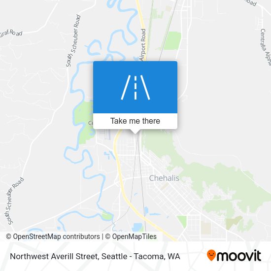 Northwest Averill Street map