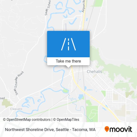 Northwest Shoreline Drive map