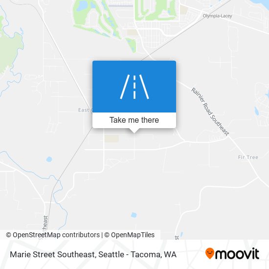 Mapa de Marie Street Southeast