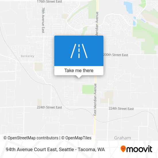 Mapa de 94th Avenue Court East