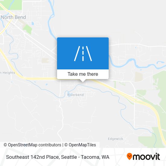 Mapa de Southeast 142nd Place
