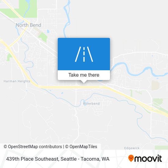 439th Place Southeast map