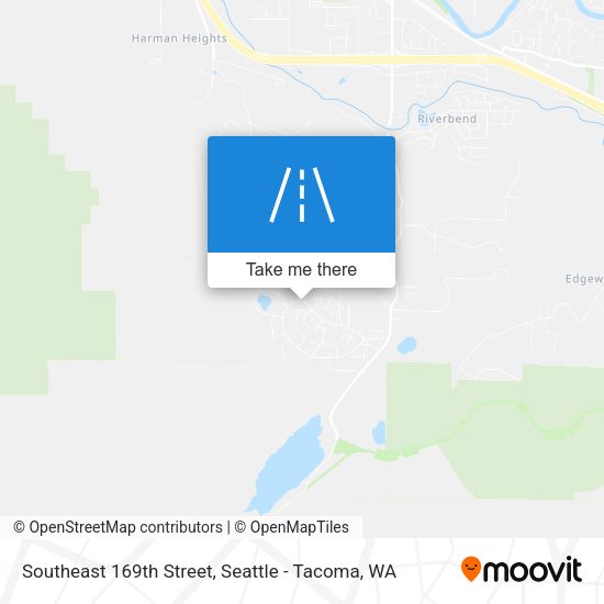Southeast 169th Street map