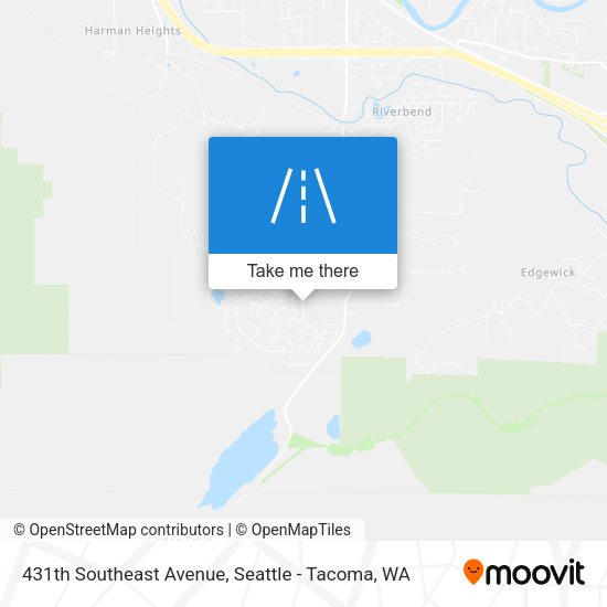 Mapa de 431th Southeast Avenue