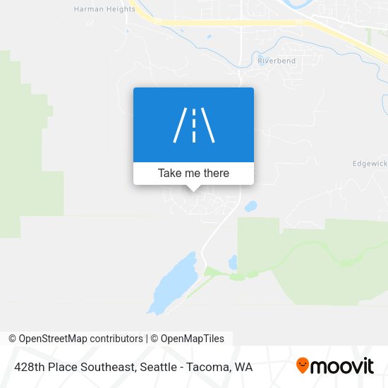 428th Place Southeast map