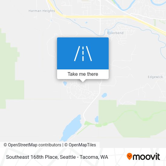 Mapa de Southeast 168th Place