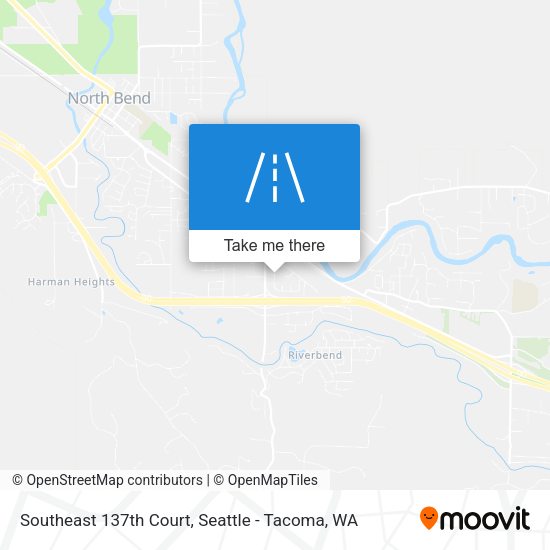 Southeast 137th Court map