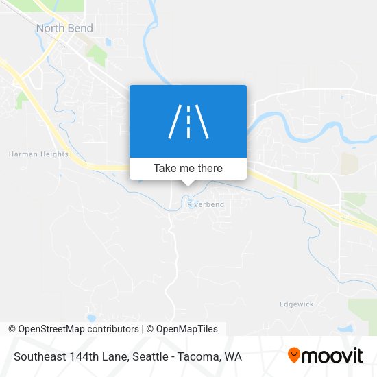 Mapa de Southeast 144th Lane