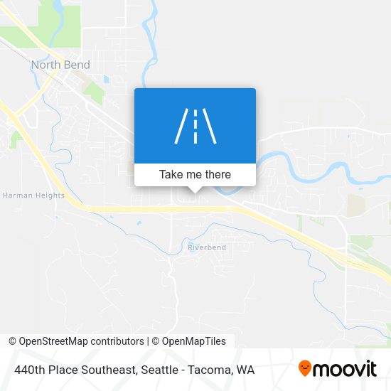 440th Place Southeast map