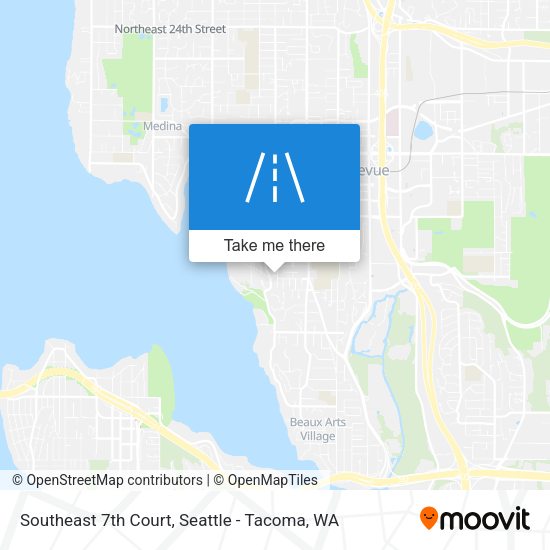 Southeast 7th Court map