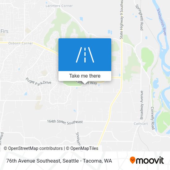 Mapa de 76th Avenue Southeast