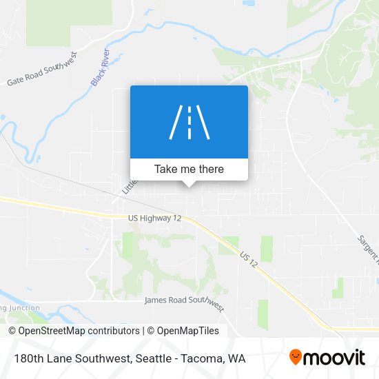 Mapa de 180th Lane Southwest