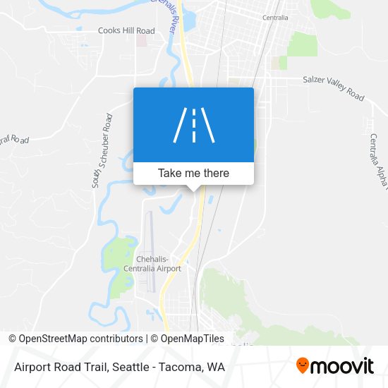 Airport Road Trail map