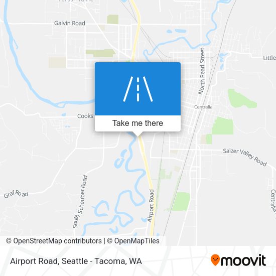 Airport Road map