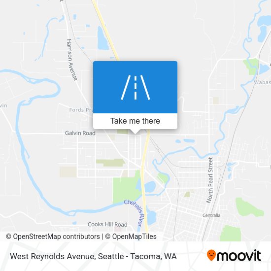 West Reynolds Avenue map