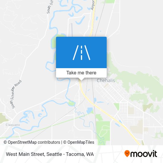 Mapa de West Main Street
