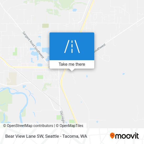 Mapa de Bear View Lane SW
