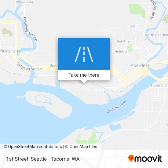 1st Street map