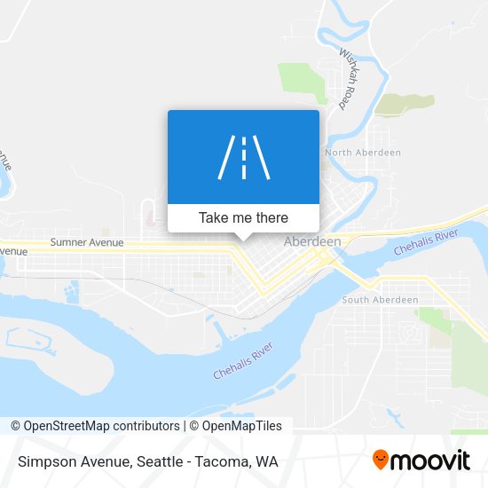 Mapa de Simpson Avenue