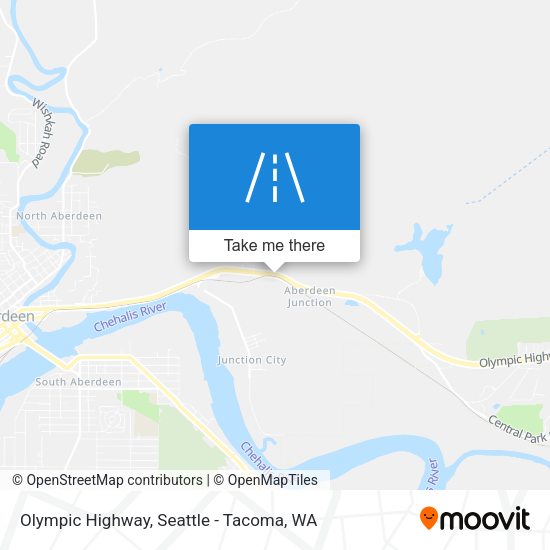 Olympic Highway map
