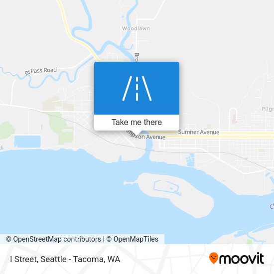 I Street map