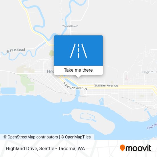 Highland Drive map