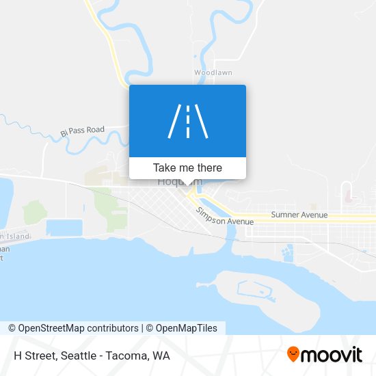 H Street map