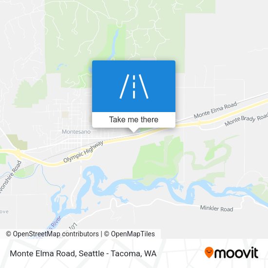 Monte Elma Road map
