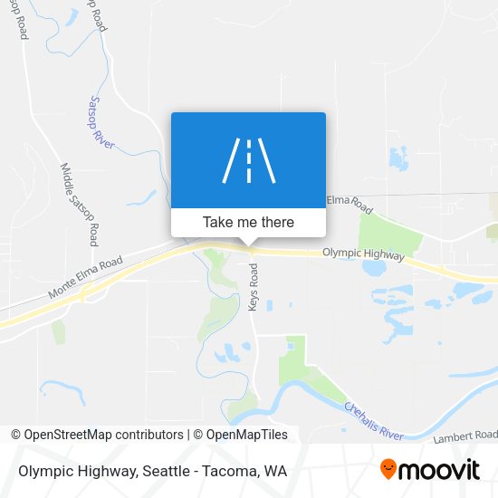 Olympic Highway map