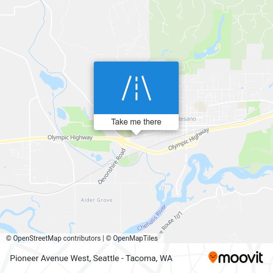 Pioneer Avenue West map
