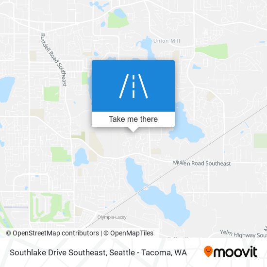 Southlake Drive Southeast map