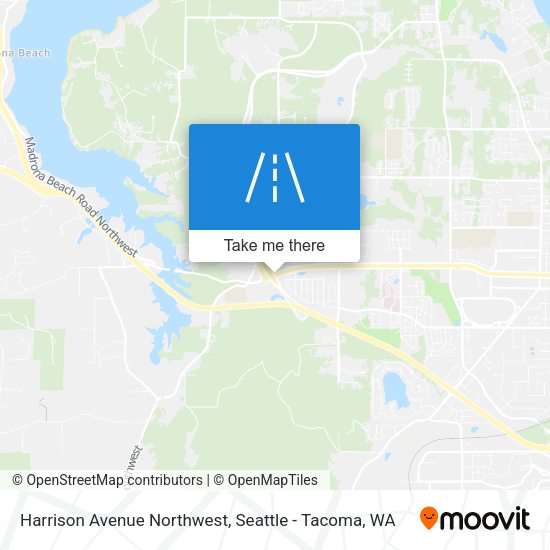 Mapa de Harrison Avenue Northwest